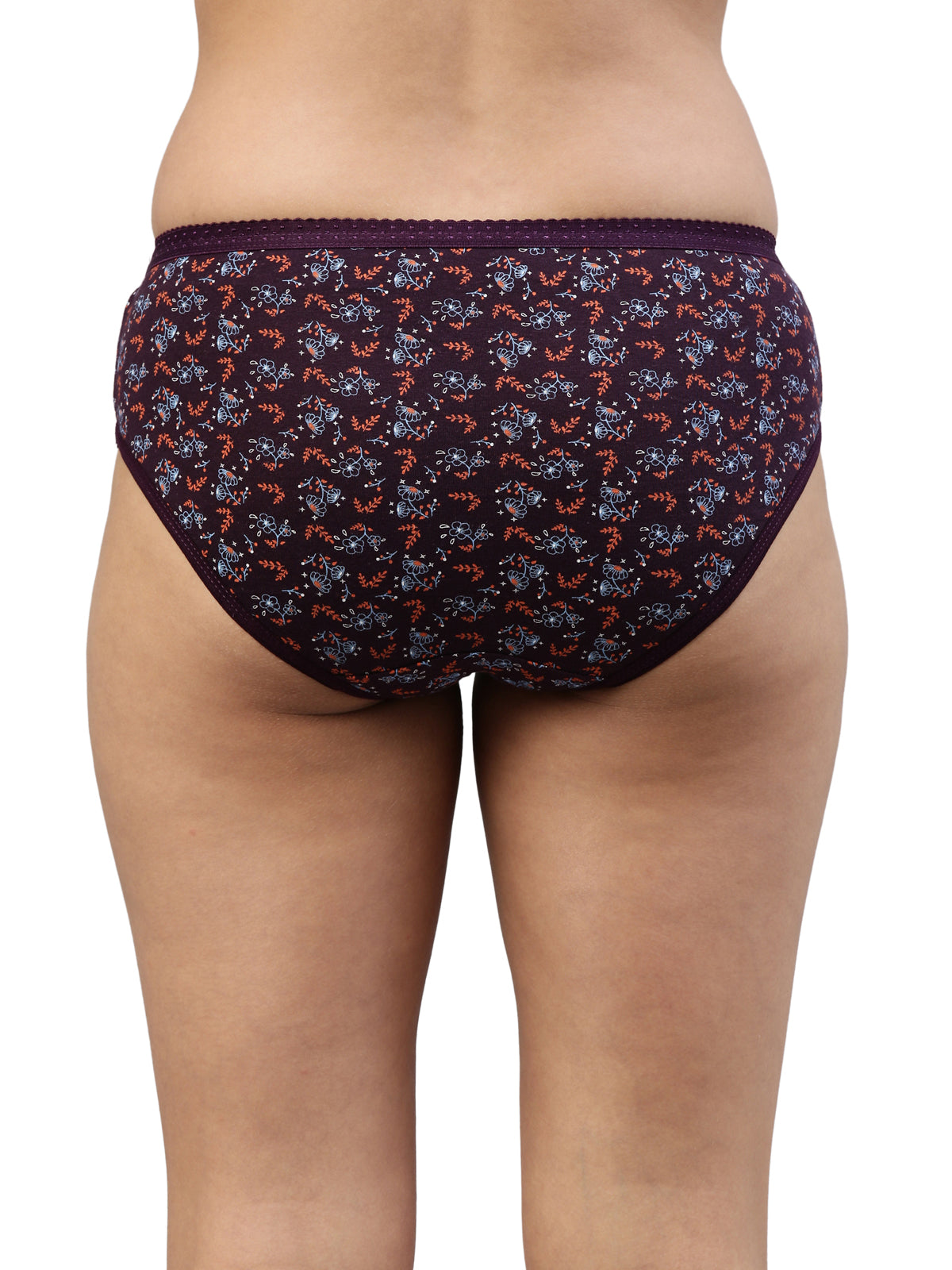 Passion OE Soft Cotton Printed Panty for Women - Assorted Colours AS03