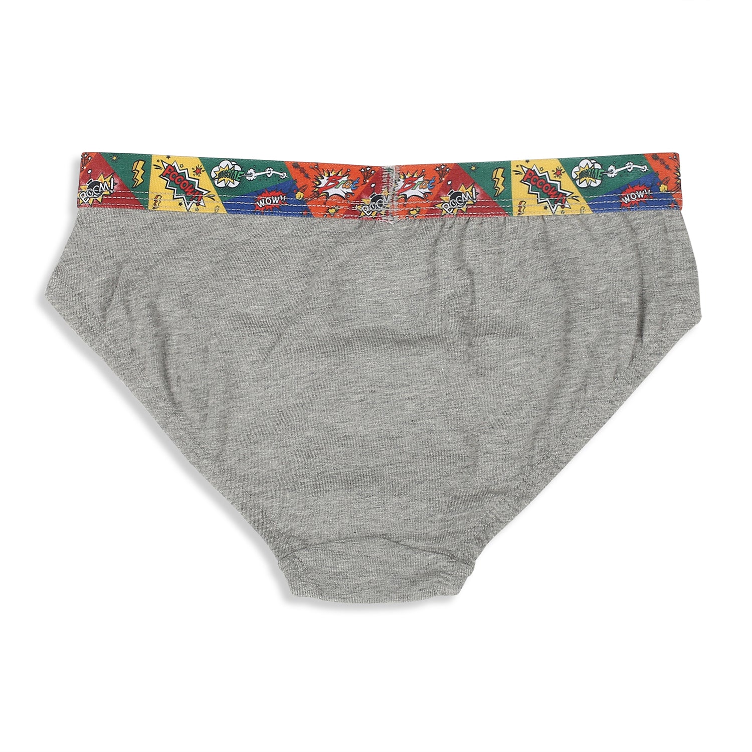 BR001 Kid's Solid Cotton Briefs - Assorted Colours
