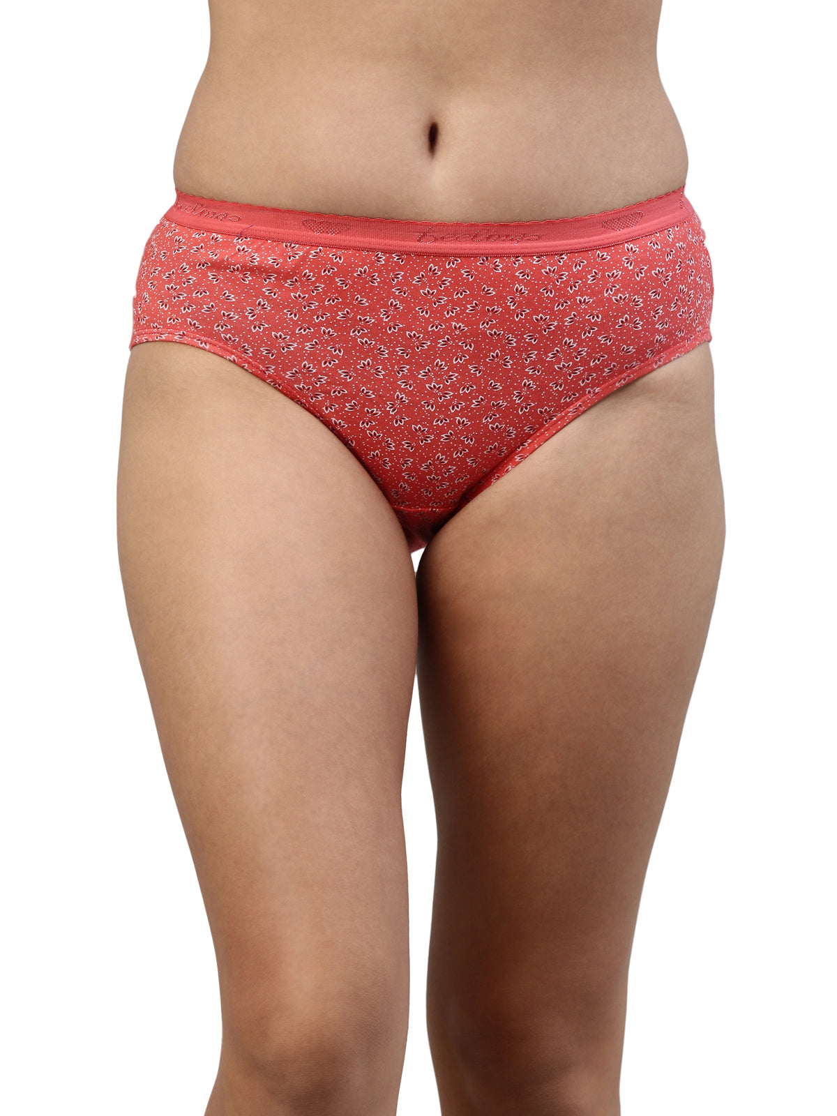 Amelie 104 High Coverage Printed Cotton Hipster Panty - Assorted Colours AS03