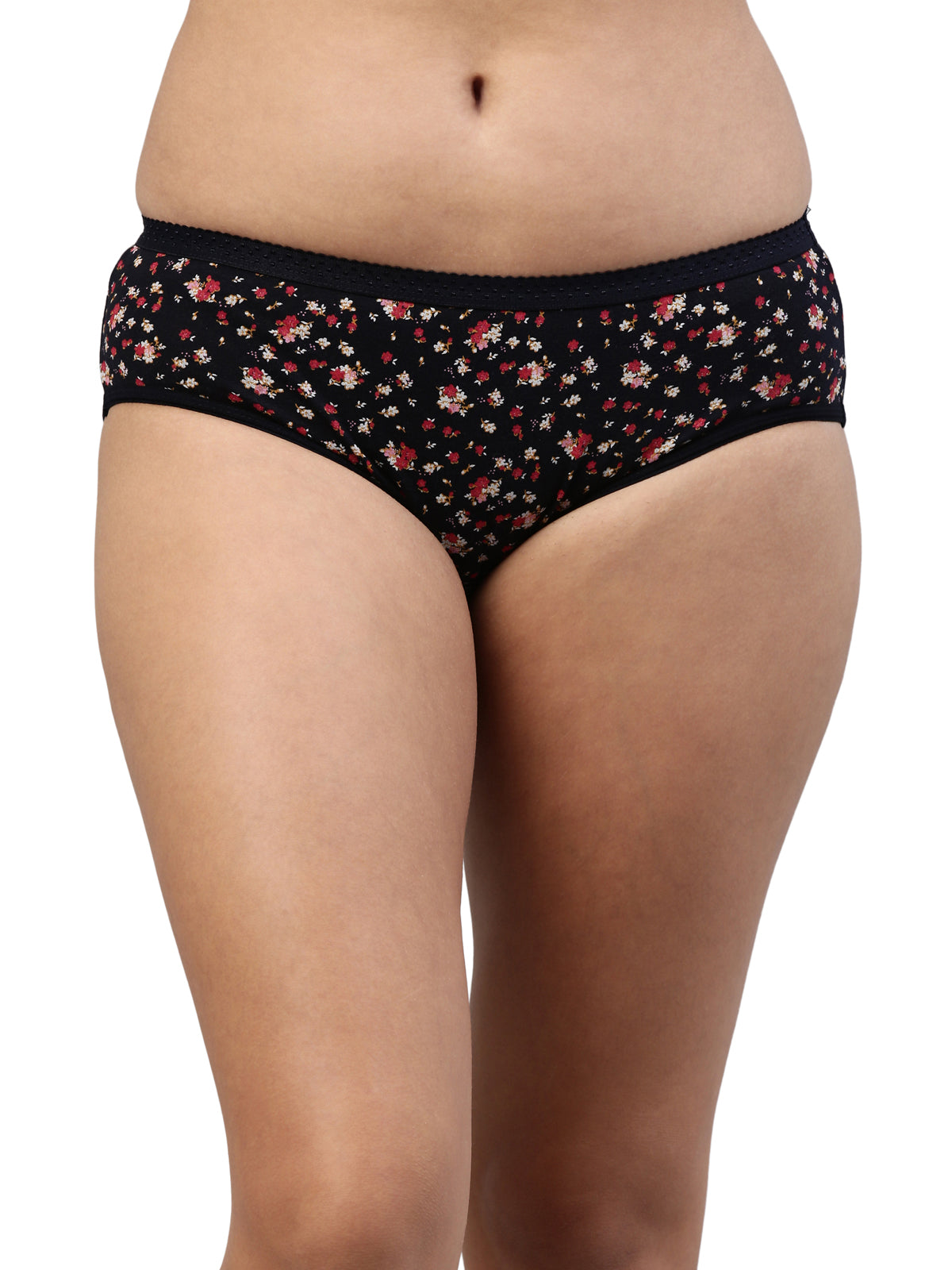 Passion OE Soft Cotton Printed Panty for Women - Assorted Colours AS04