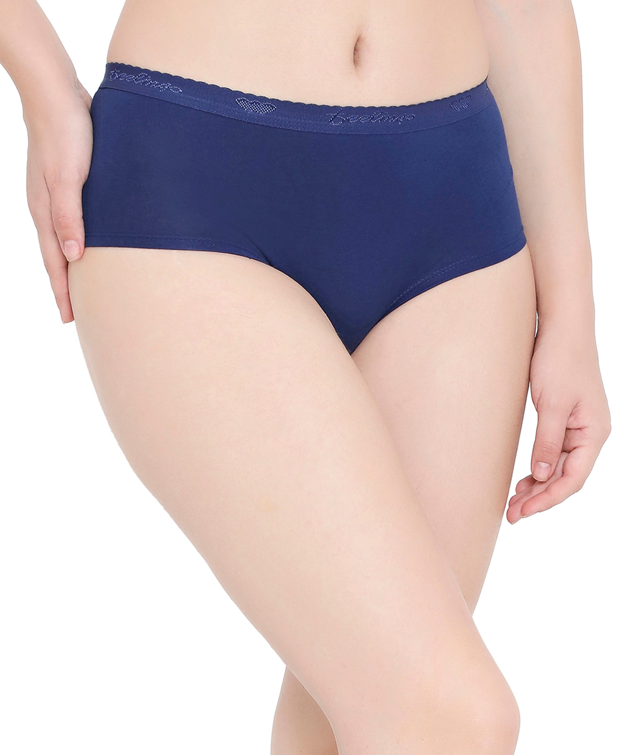 Amelie 112 Solid Boyleg Cotton Panty in Assorted Colours - AS03
