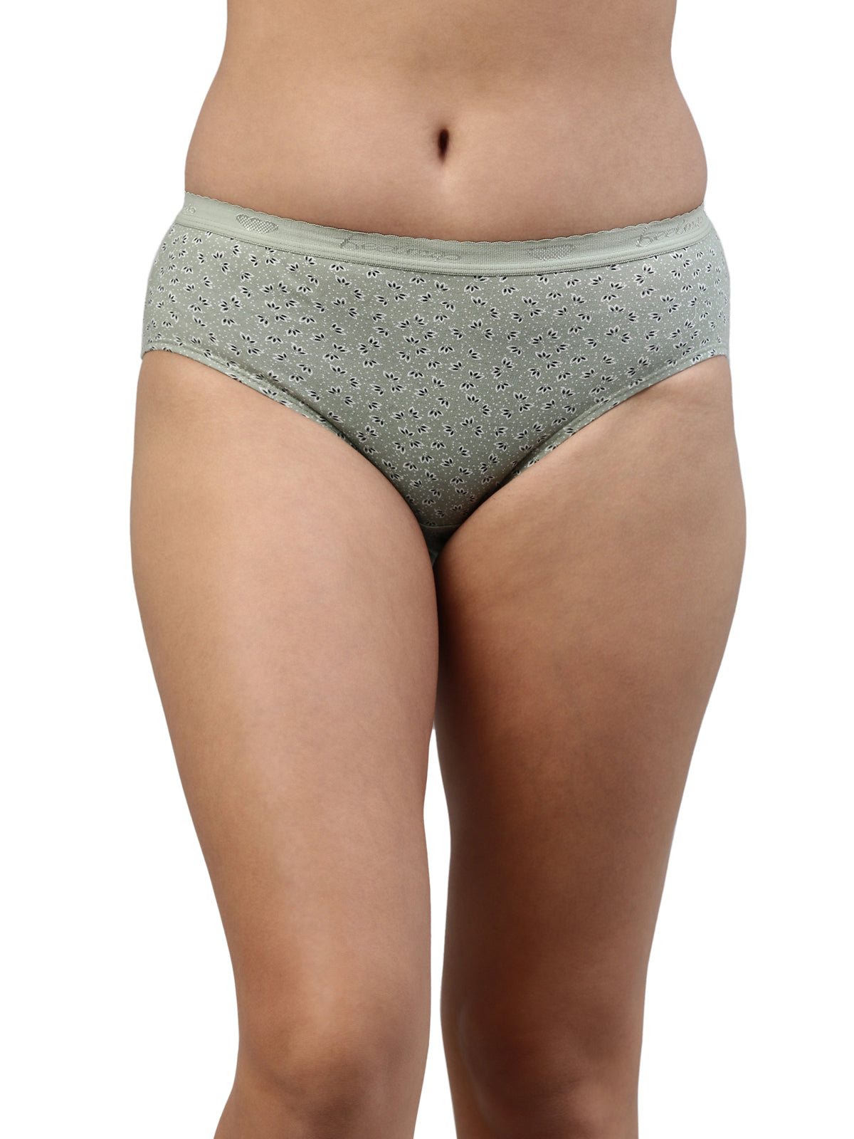 Amelie 104 High Coverage Printed Cotton Hipster Panty - Assorted Colours AS03