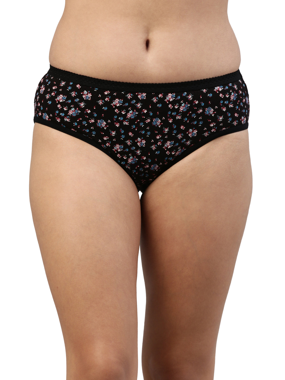 Passion OE Soft Cotton Printed Panty for Women - Assorted Colours AS04