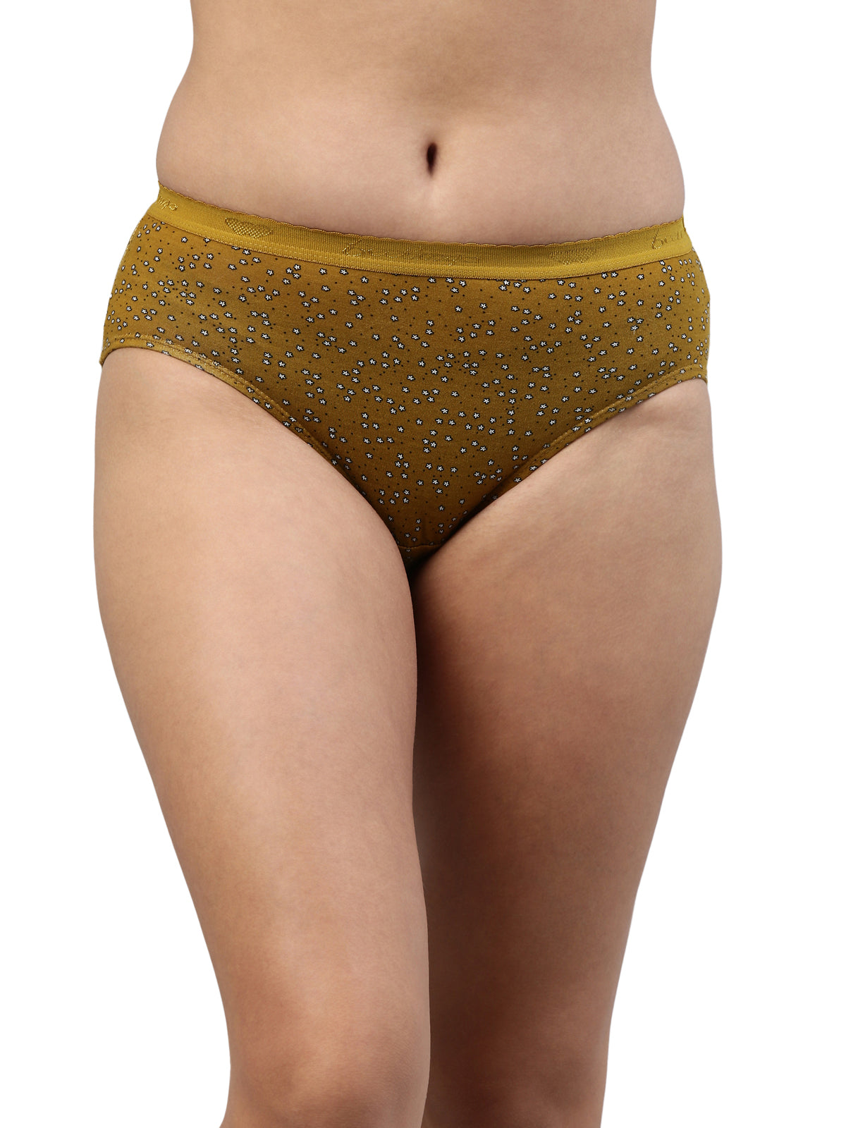 Amelie 104 High Coverage Printed Cotton Hipster Panty - Assorted Colours AS01