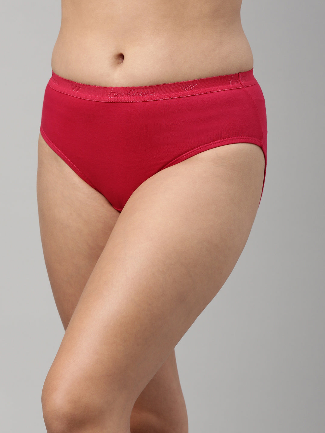 Amelie 103 Solid Outer Elastic Cotton Hipster Panty - Assorted Colours AS02