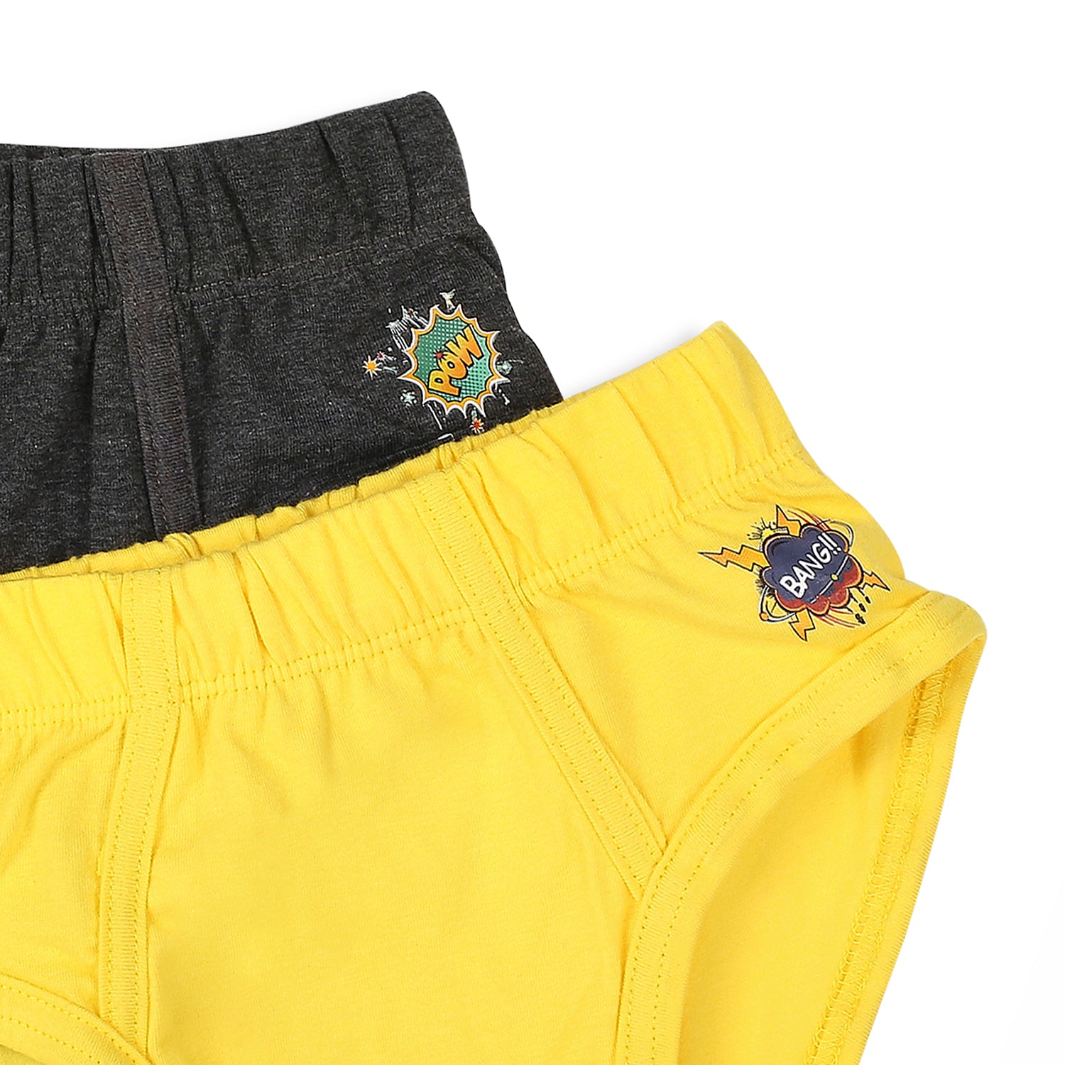 BR003 Kid's Colourful Cotton Briefs - Assorted Colours