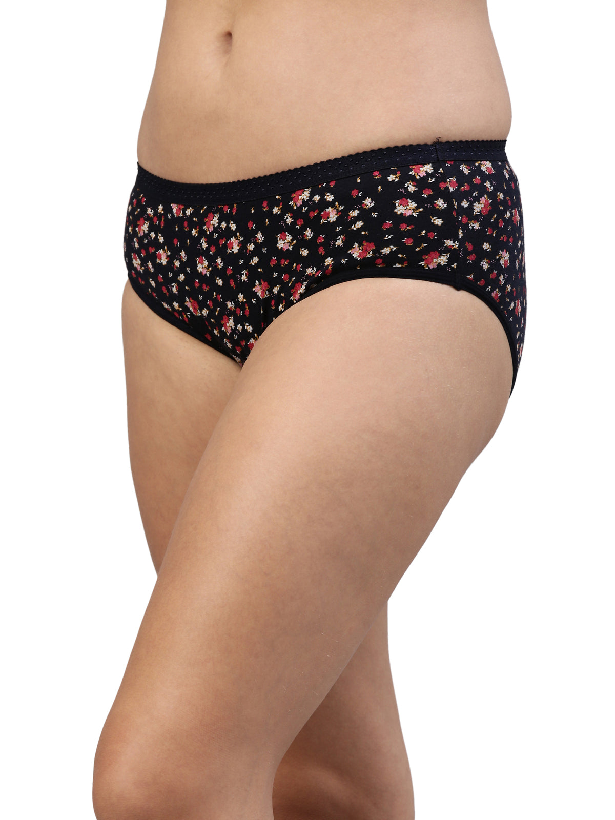 Passion OE Soft Cotton Printed Panty for Women - Assorted Colours AS04