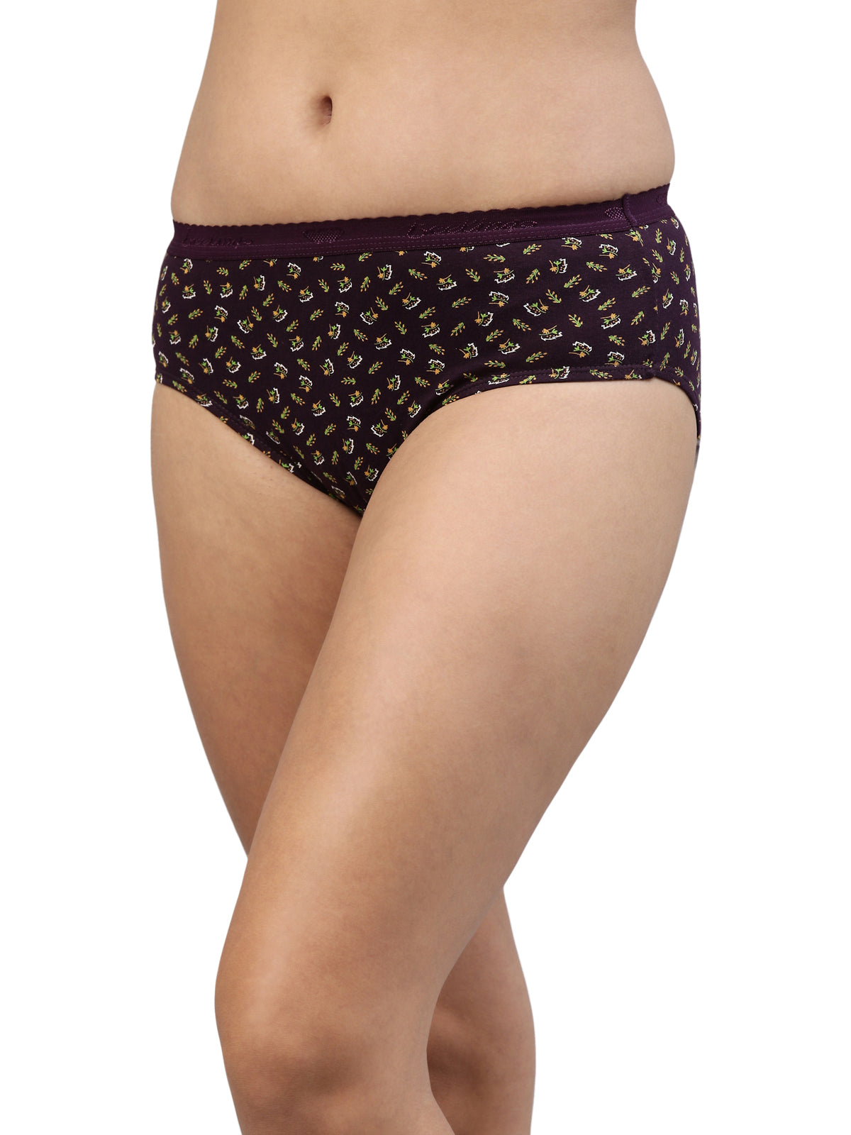 Amelie 104 High Coverage Printed Cotton Hipster Panty - Assorted Colours AS04
