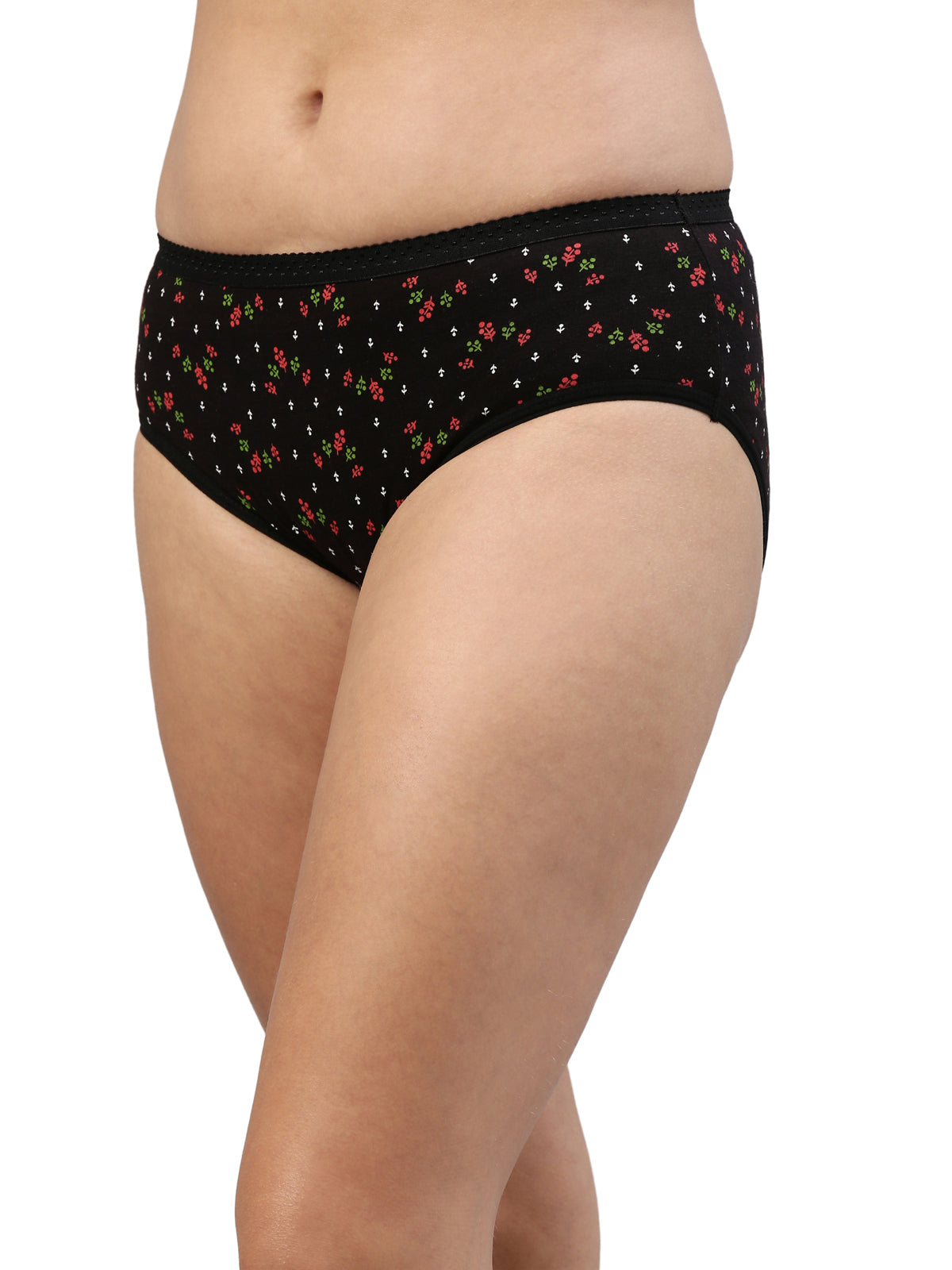 Passion OE Soft Cotton Printed Panty for Women - Assorted Colours AS02