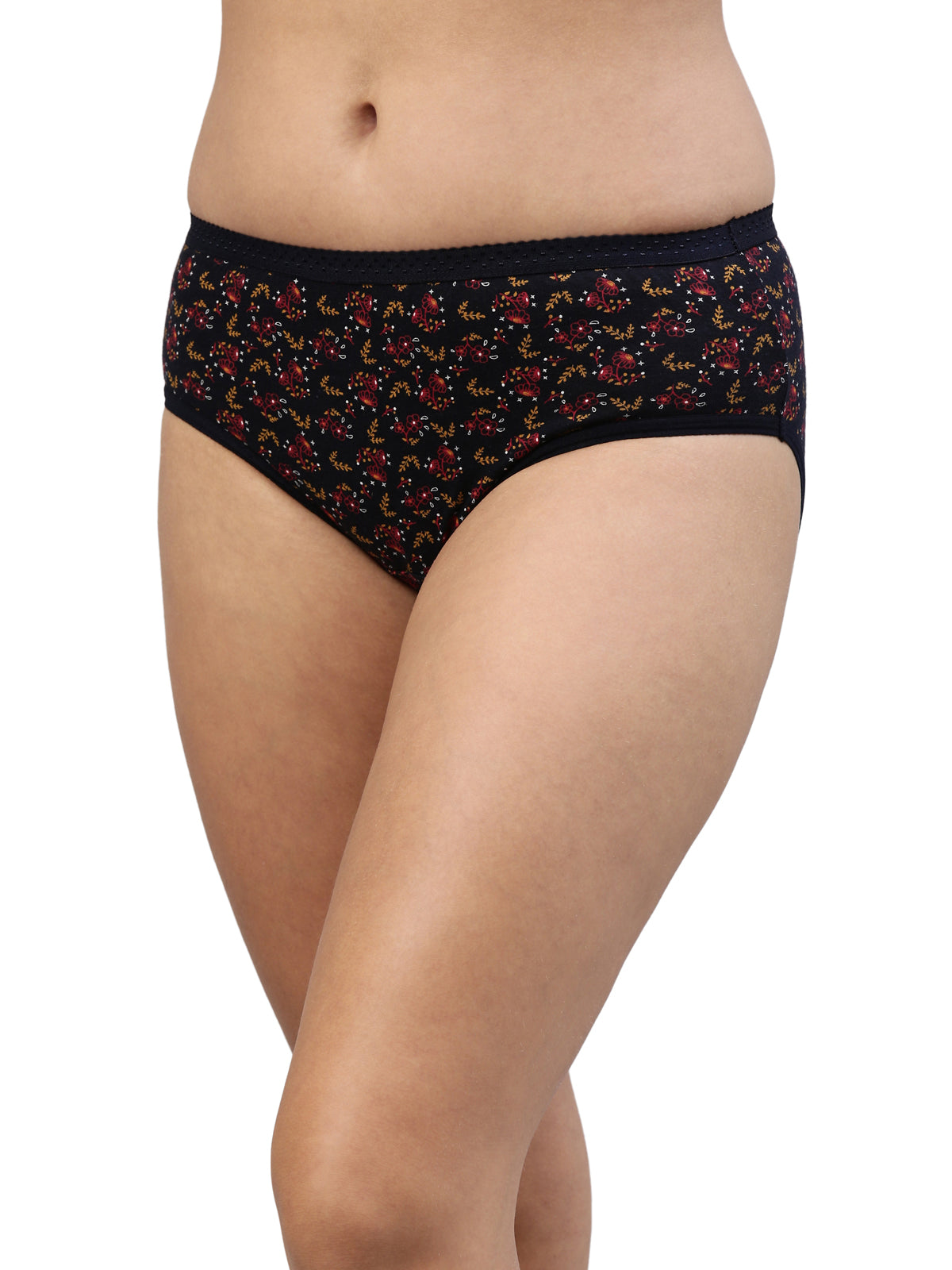 Passion OE Soft Cotton Printed Panty for Women - Assorted Colours AS03