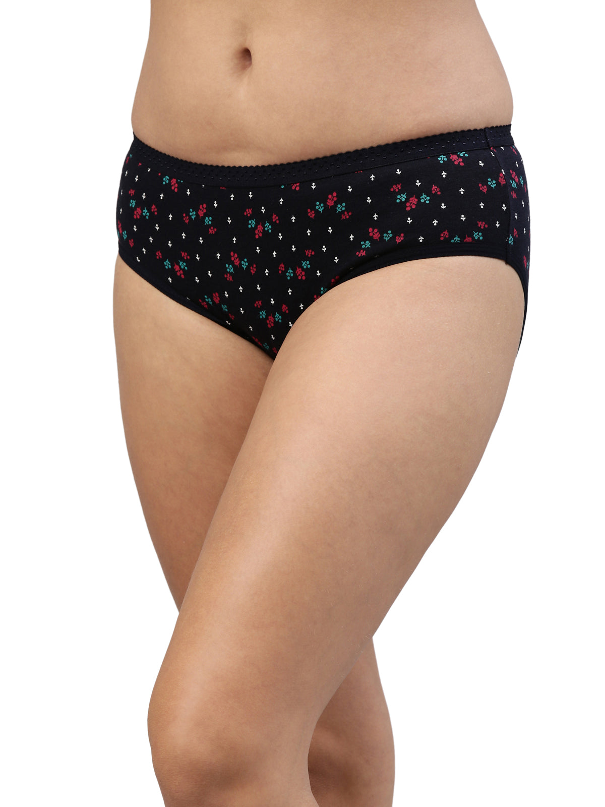 Passion OE Soft Cotton Printed Panty for Women - Assorted Colours AS02