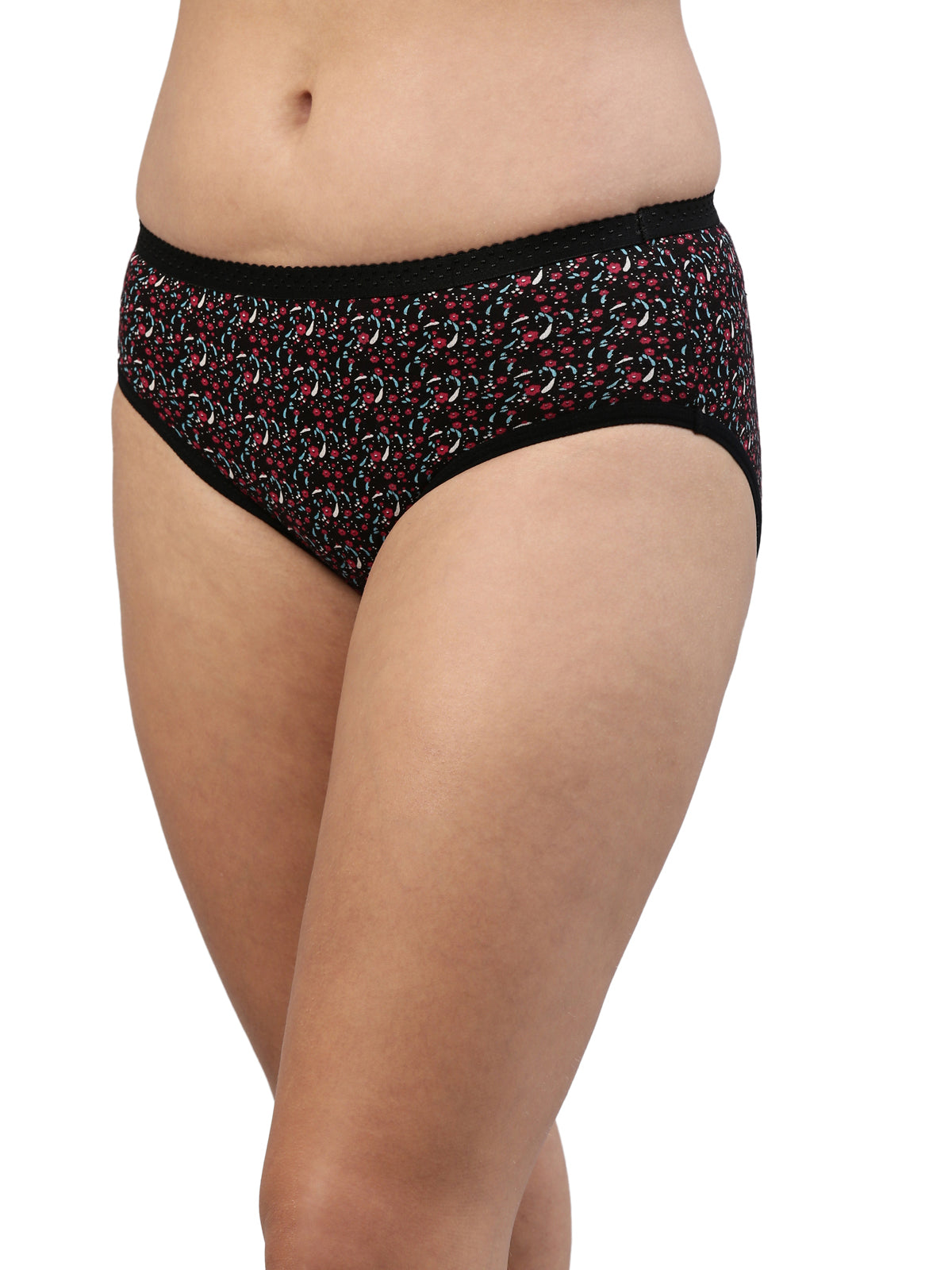 Passion OE Soft Cotton Printed Panty for Women - Assorted Colours AS01