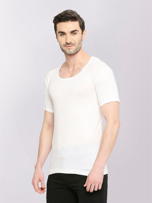 Men's Bonus Premium Soft Cotton Vest with Sleeves