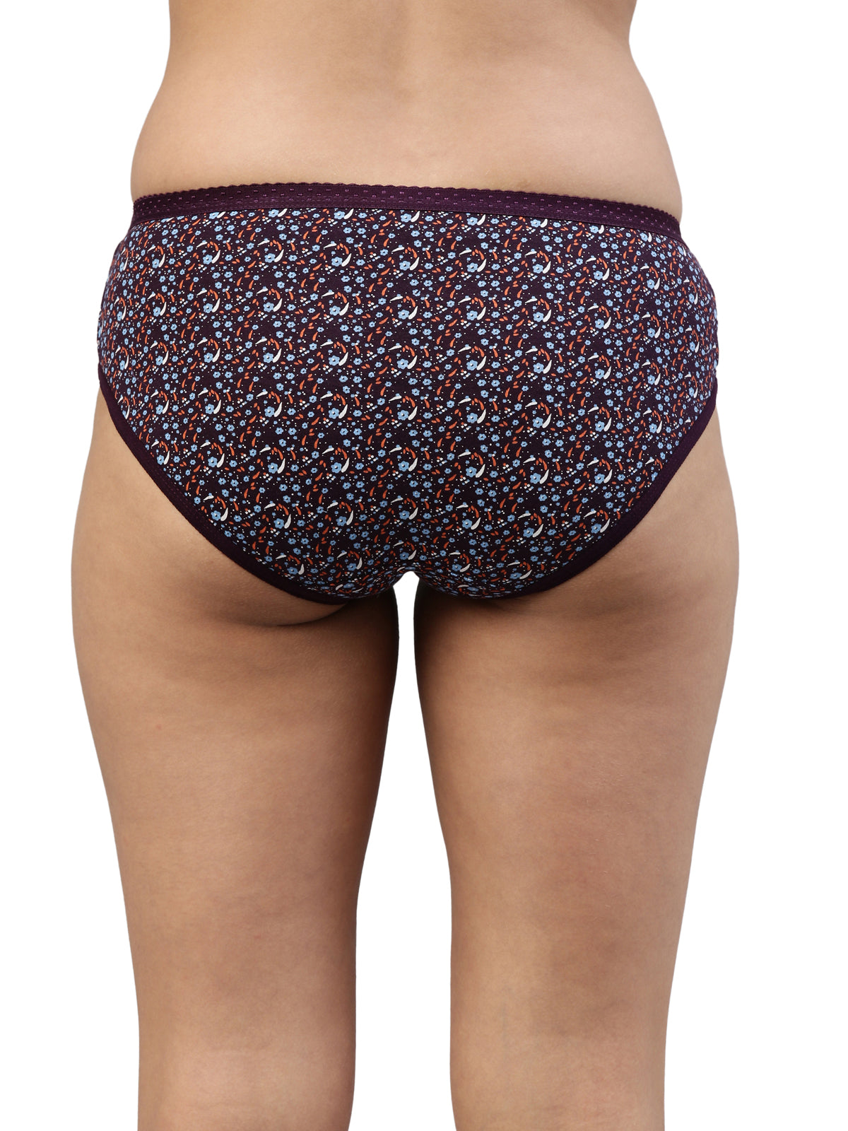 Passion OE Soft Cotton Printed Panty for Women - Assorted Colours AS01