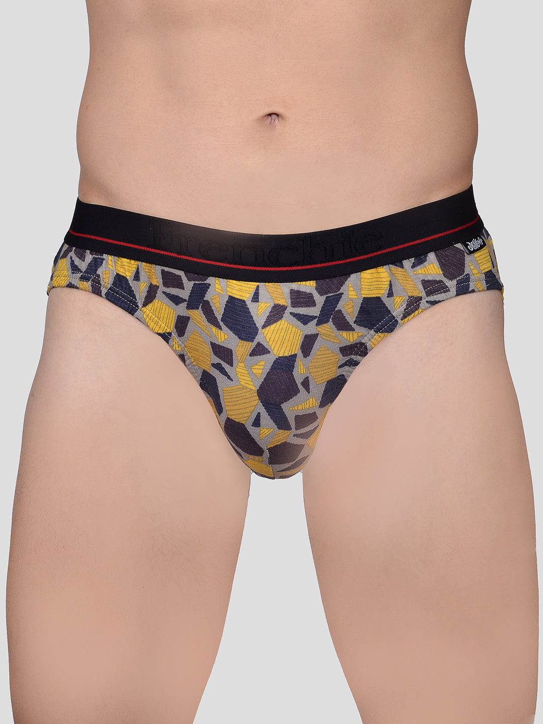 Men's Designer Outer Elastic Printed Brief (Assorted Colors)