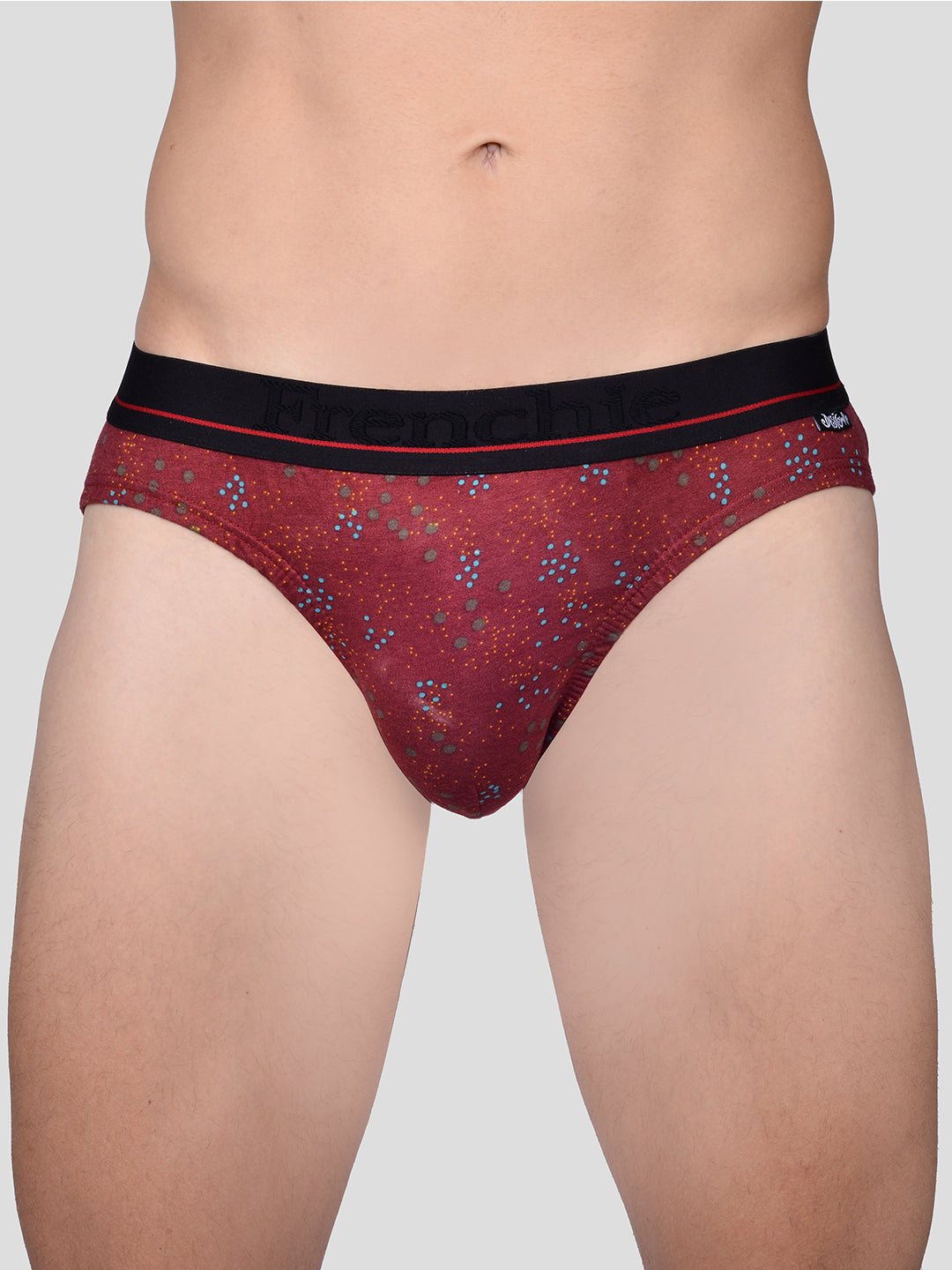 Men's Designer Outer Elastic Printed Brief (Assorted Colors)