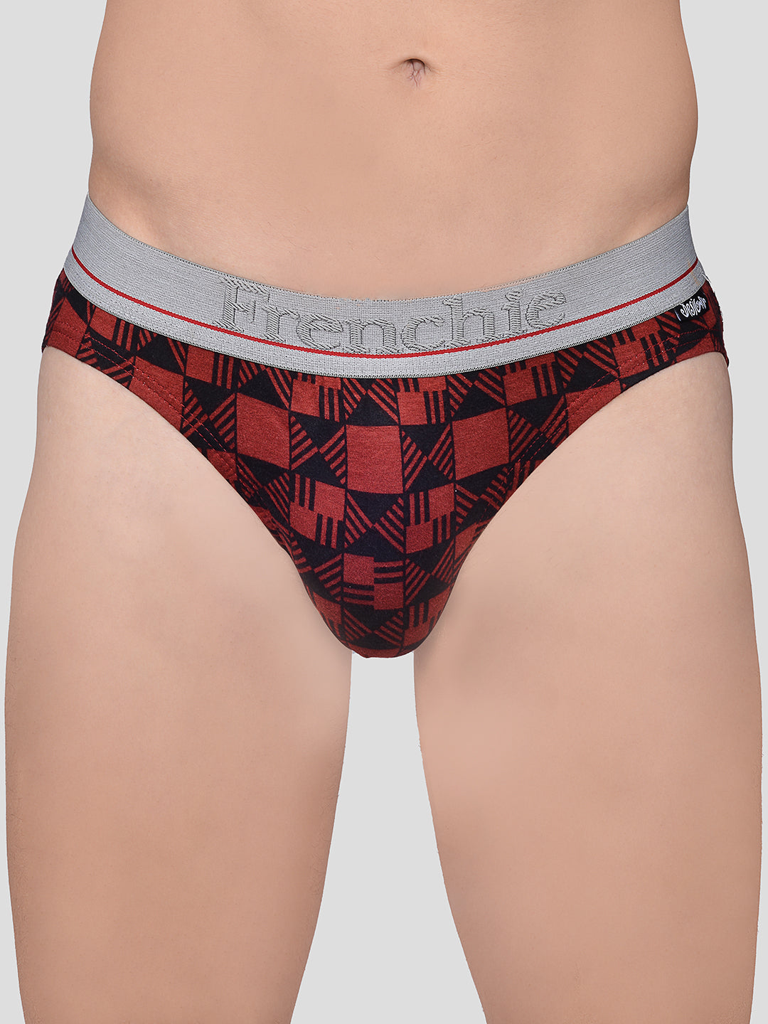 Men's Designer Outer Elastic Printed Brief (Assorted Colors)