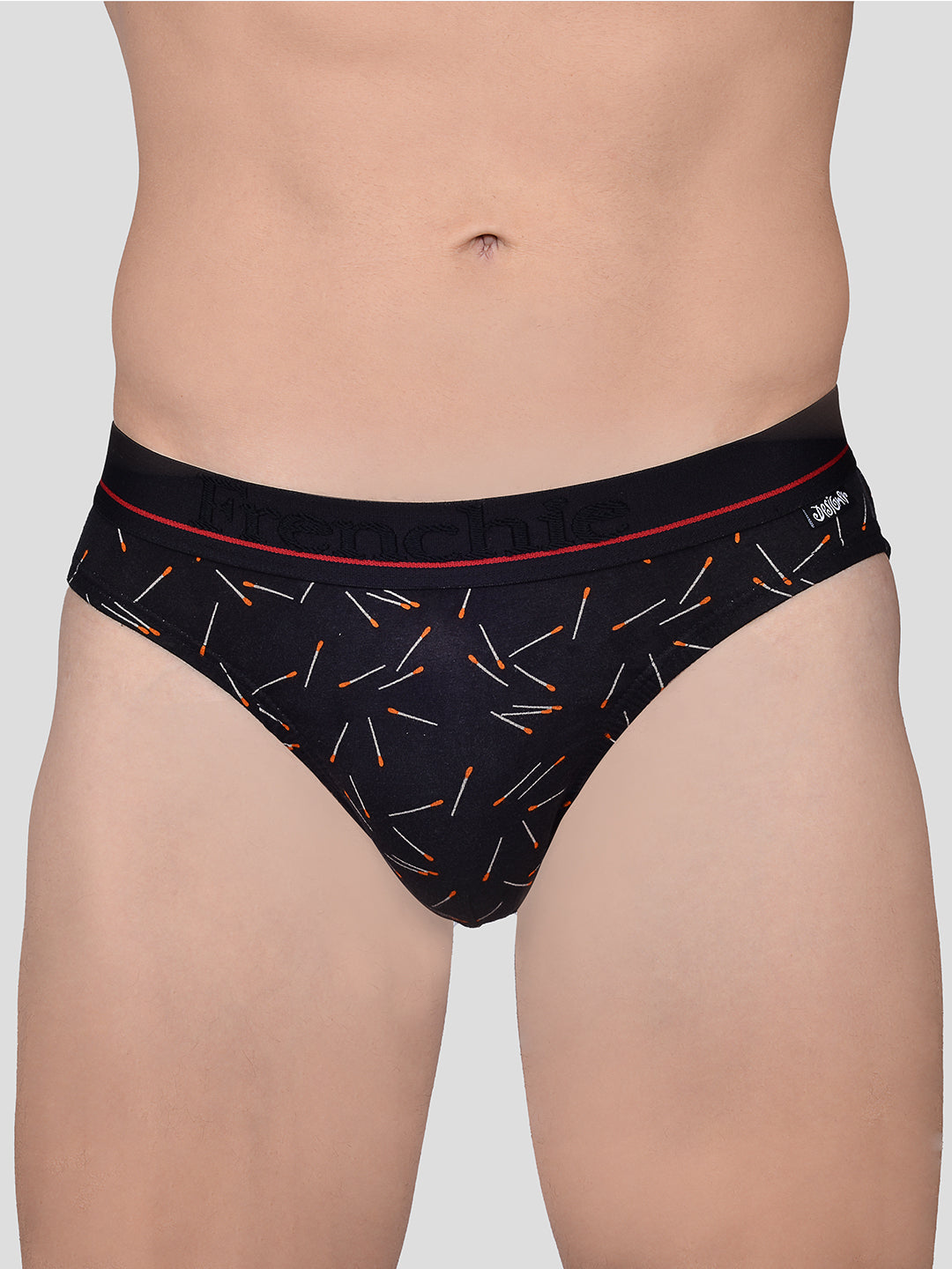 Men's Designer Outer Elastic Printed Brief (Assorted Colors)