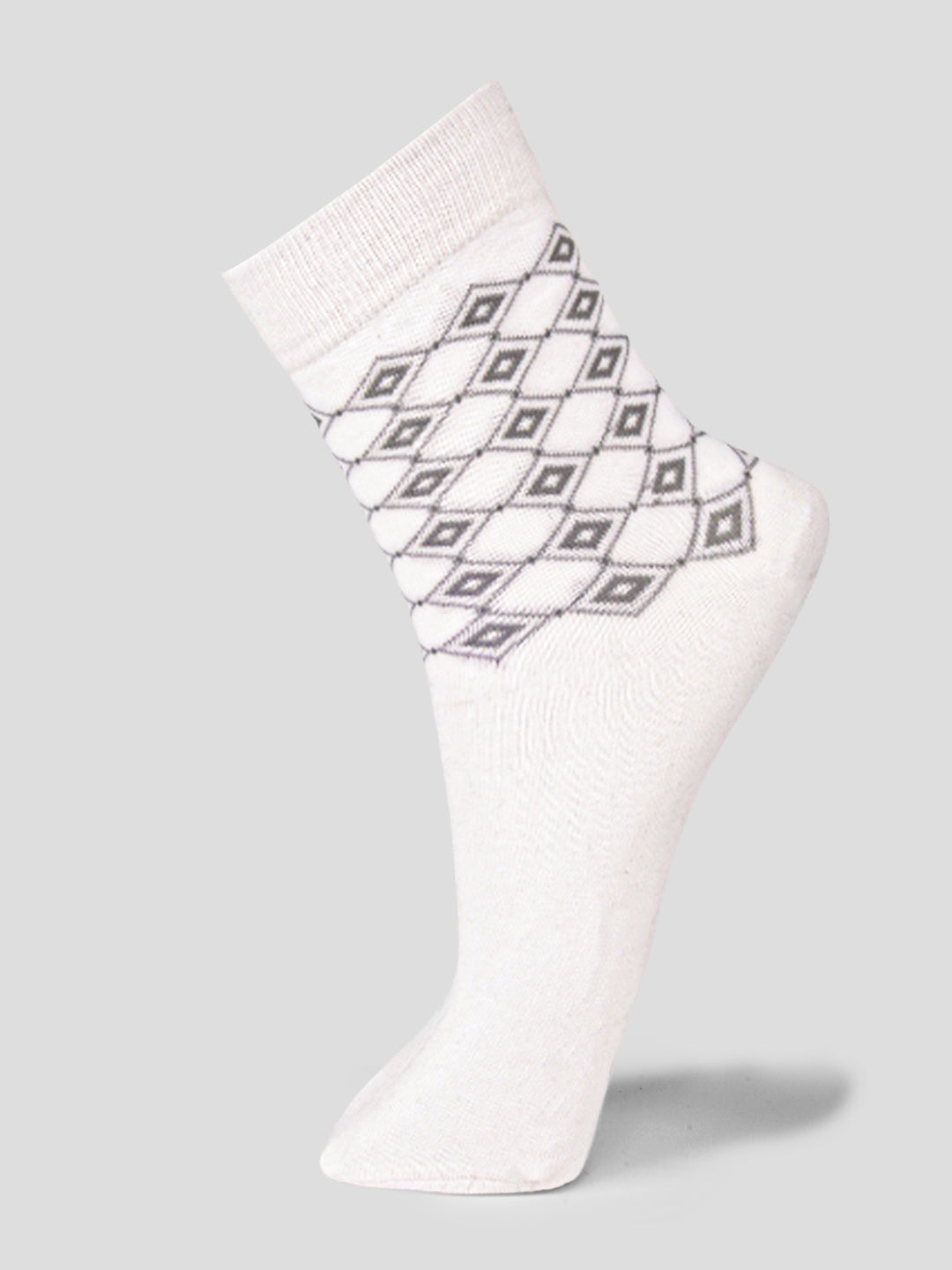 PACK OF 5 SMART FORMAL - ARGYLE - 003 FULLl CUT ASSORTED COTTON SOCKS