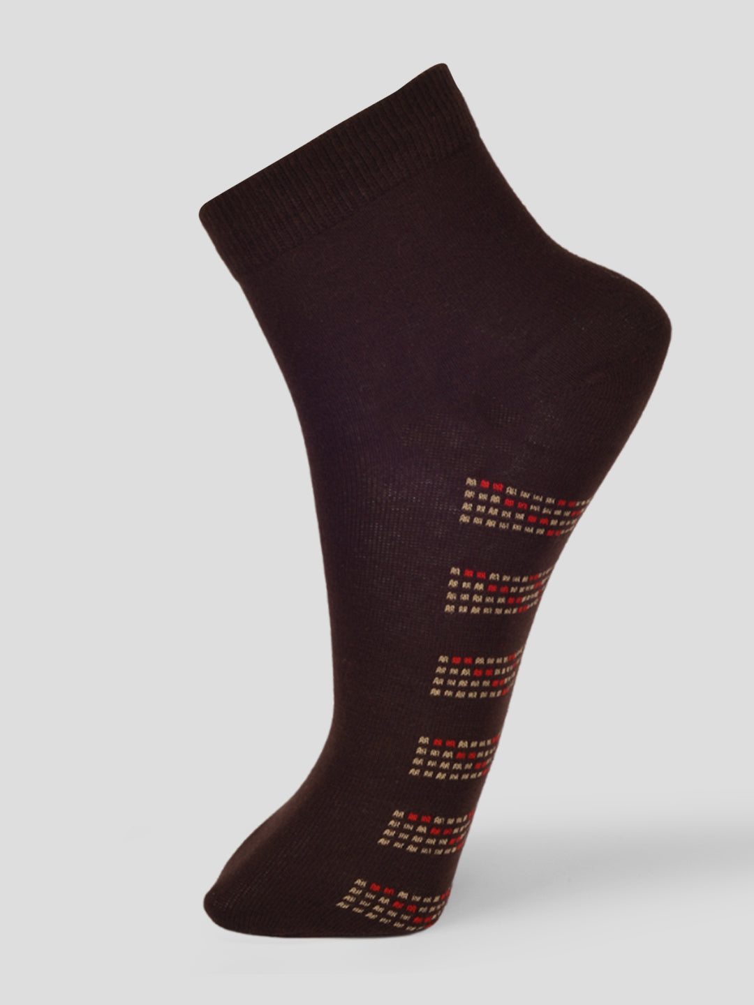 PACK OF 5 SMART FORMAL -STRIPE DESIGN - 005 ANKLE CUT ASSORTED COTTON SOCKS