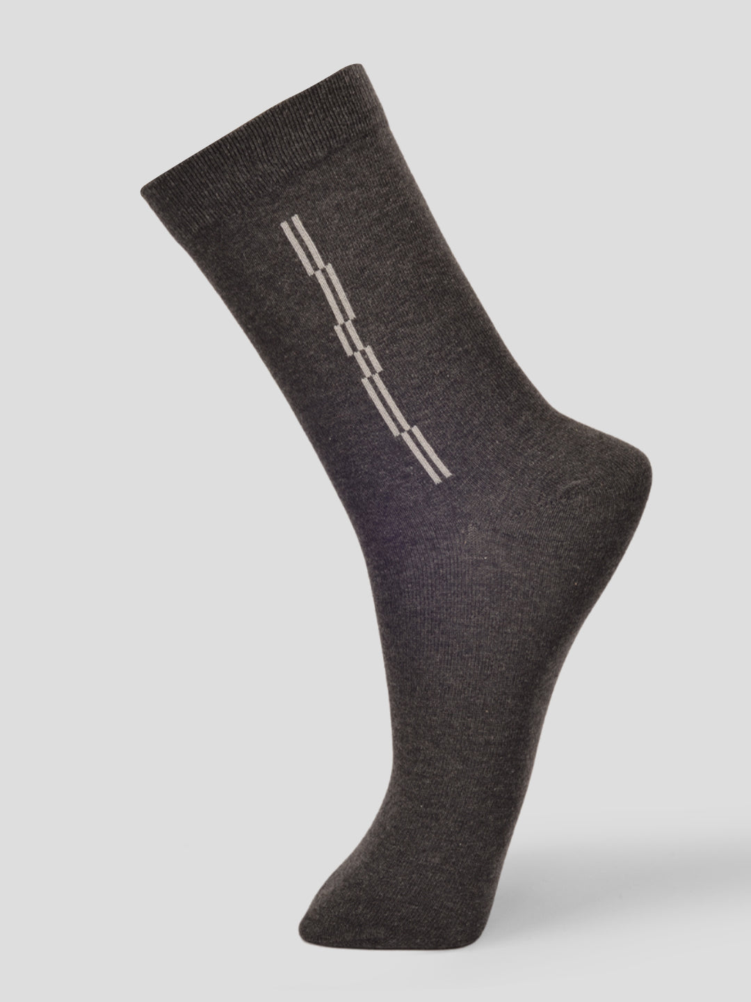 PACK OF 5 FORMAL -BIG MOTIF - 001 FULL CUT ASSORTED COTTON SOCKS