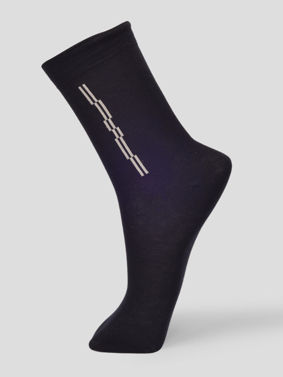 PACK OF 5 FORMAL -BIG MOTIF - 001 FULL CUT ASSORTED COTTON SOCKS