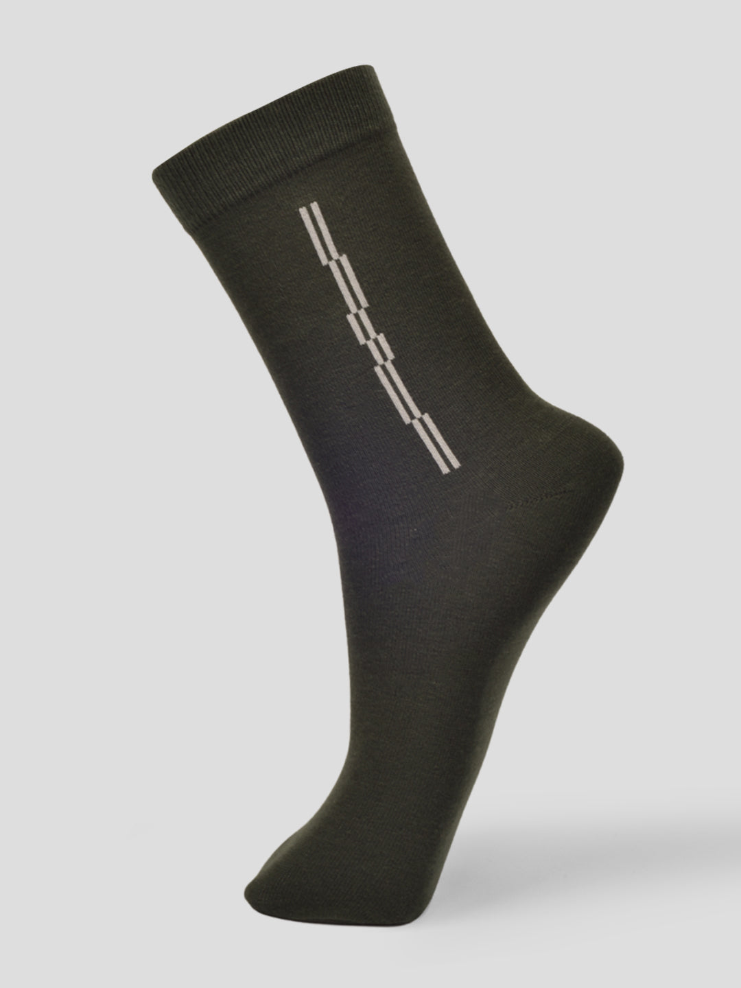 PACK OF 5 FORMAL -BIG MOTIF - 001 FULL CUT ASSORTED COTTON SOCKS