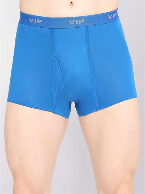Men's Punch Plain Cotton Trunks, Colors & Prints May Vary