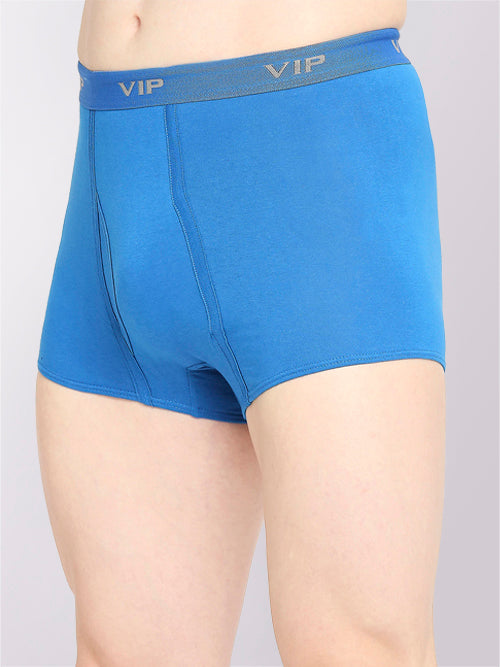 Men's Punch Plain Cotton Trunks, Colors & Prints May Vary