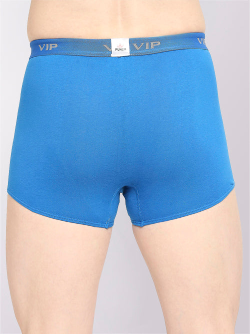 Men's Punch Plain Cotton Trunks, Colors & Prints May Vary