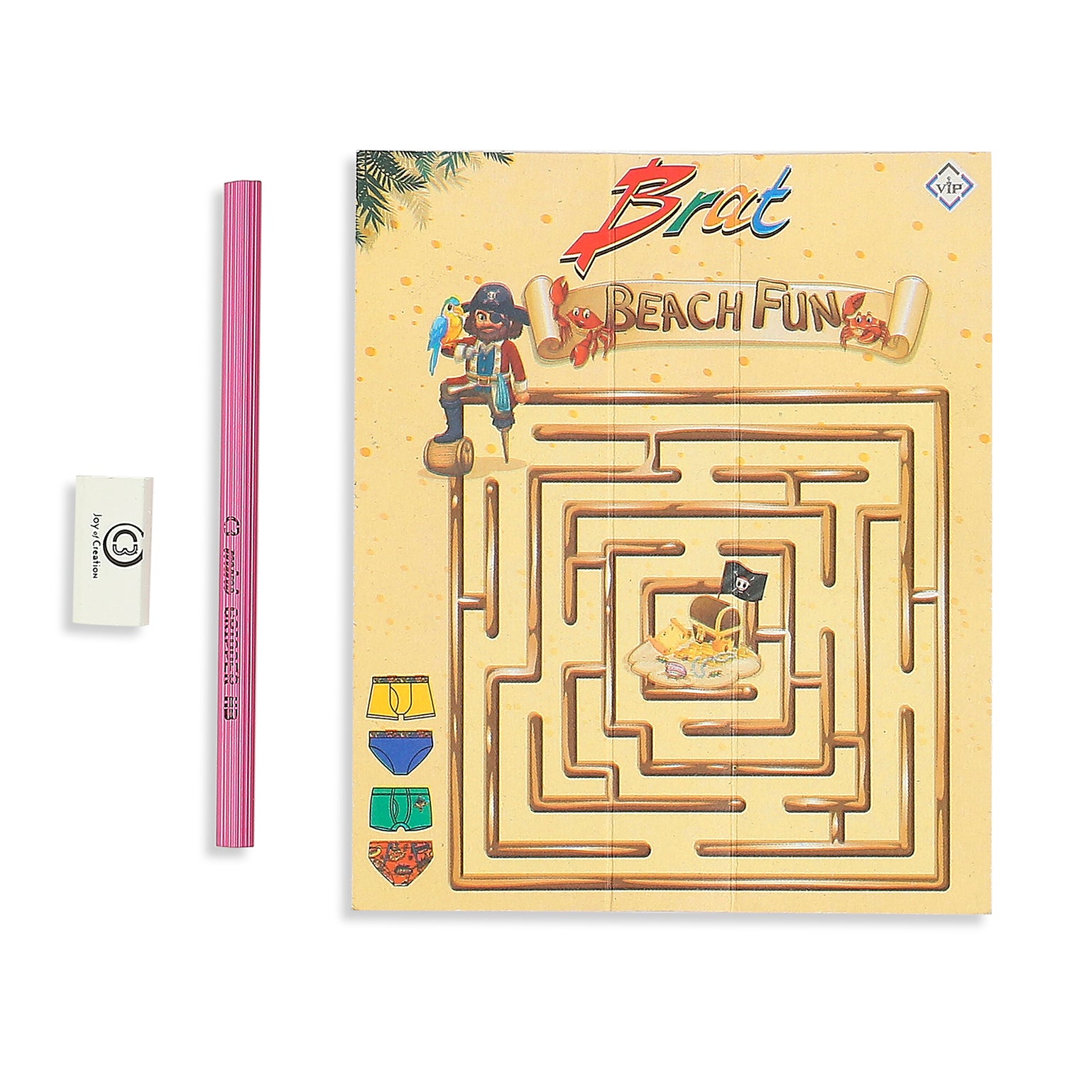 BR001 Kid's Solid Cotton Briefs - Assorted Colours