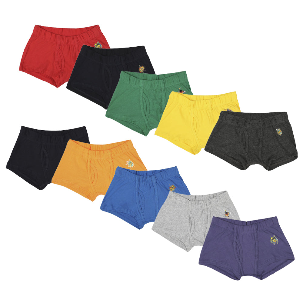 TR003 Kid's Solid Soft Cotton Trunk for Boys - Assorted Colours