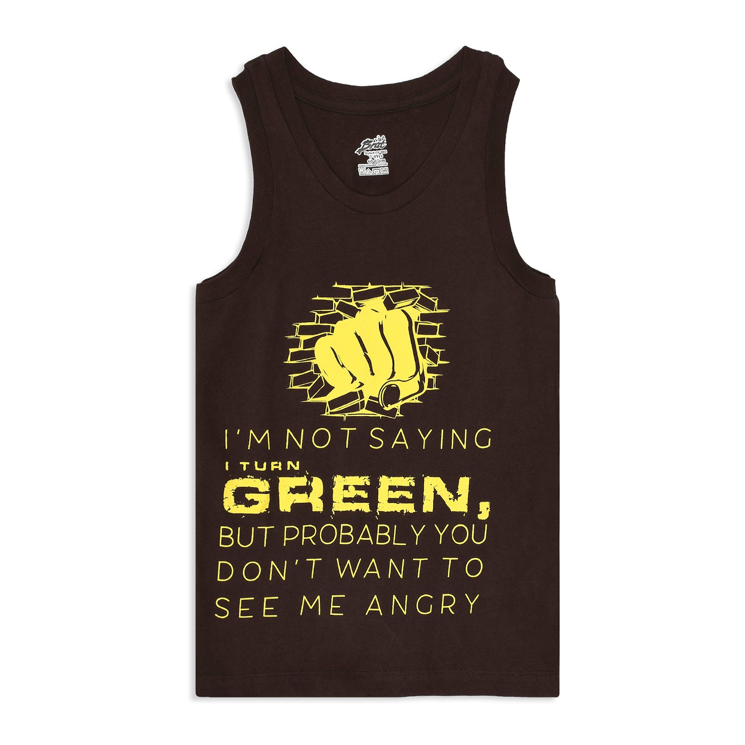 CV002 Kid's Printed Cotton Vest for Boys - Assorted Colours