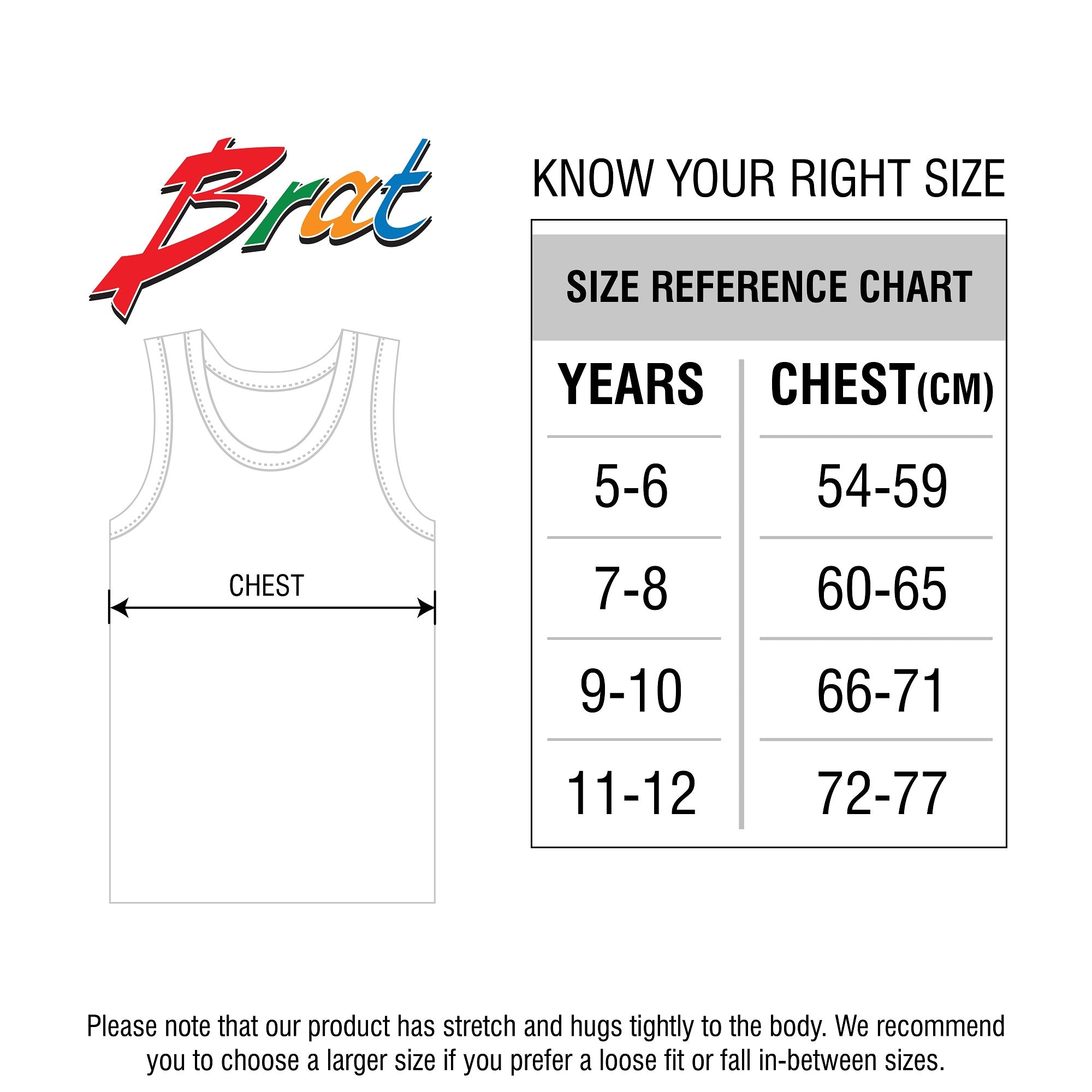 CV002 Kid's Printed Cotton Vest for Boys - Assorted Colours