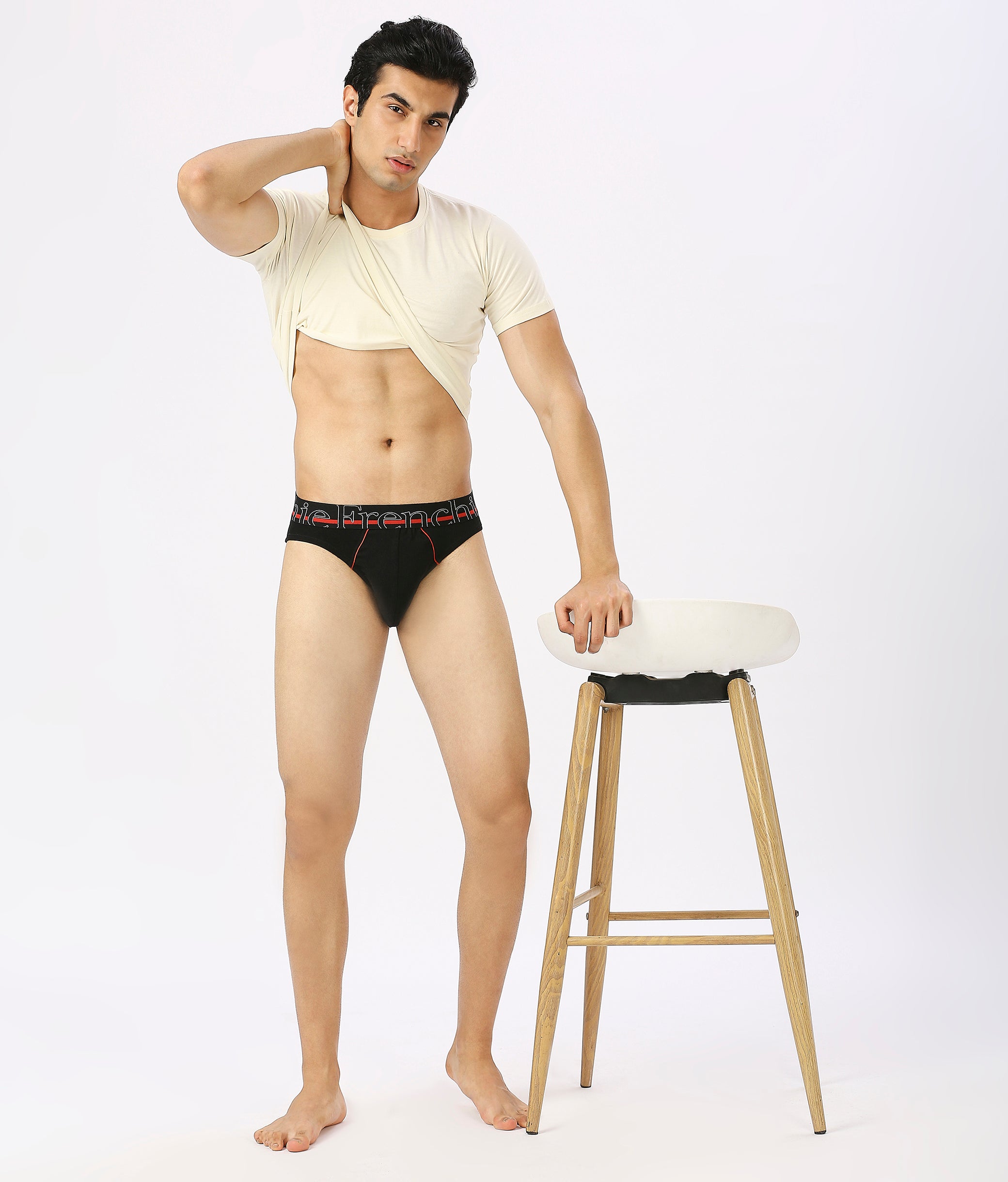 Casuals 4002 - Men's Soft Cotton Solid Briefs - Assorted Colors