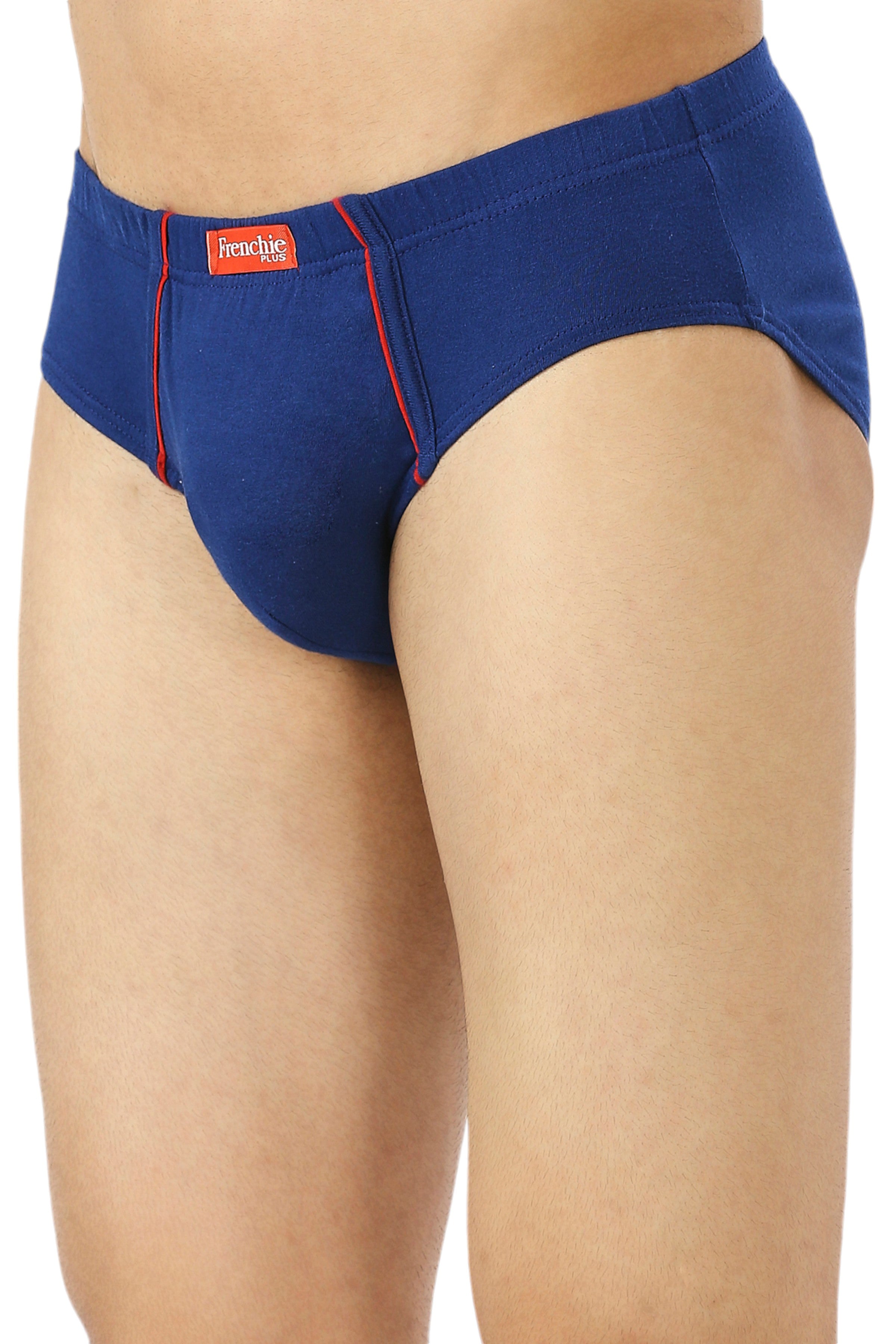 Plus Color Men 100% Combed Cotton Brief - Assorted Color