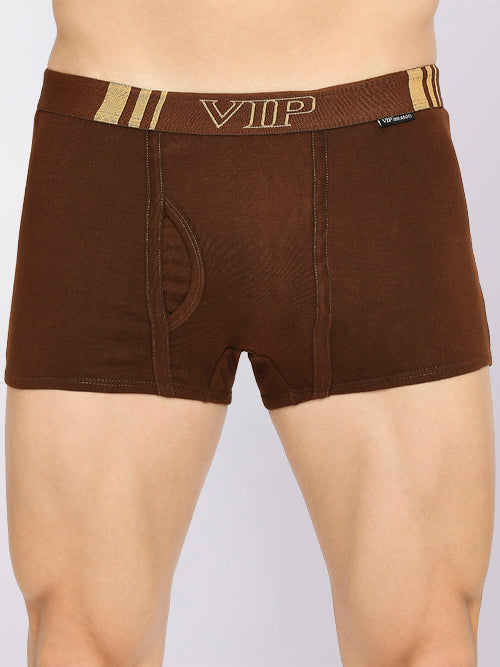 Men's Brando Cotton Plain Trunks, Colors & Prints May Vary