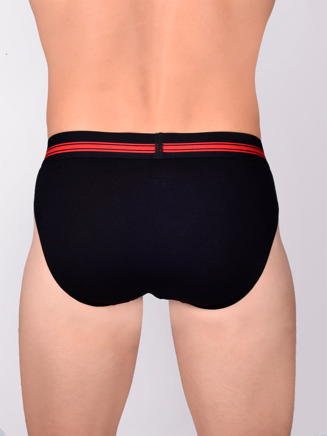 Casuals 4001 - Men Solid Cotton Briefs with Assorted Colors