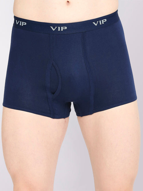 Men's Punch Plain Cotton Trunks, Colors & Prints May Vary