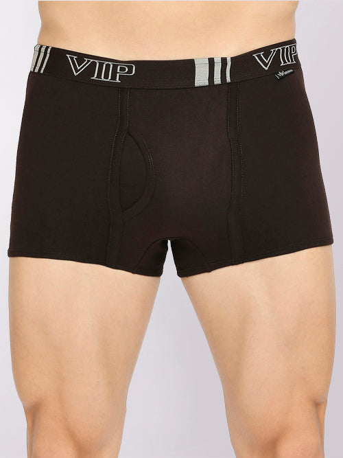 Men's Brando Cotton Plain Trunks, Colors & Prints May Vary