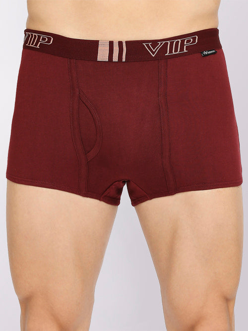 Men's Brando Cotton Plain Trunks, Colors & Prints May Vary