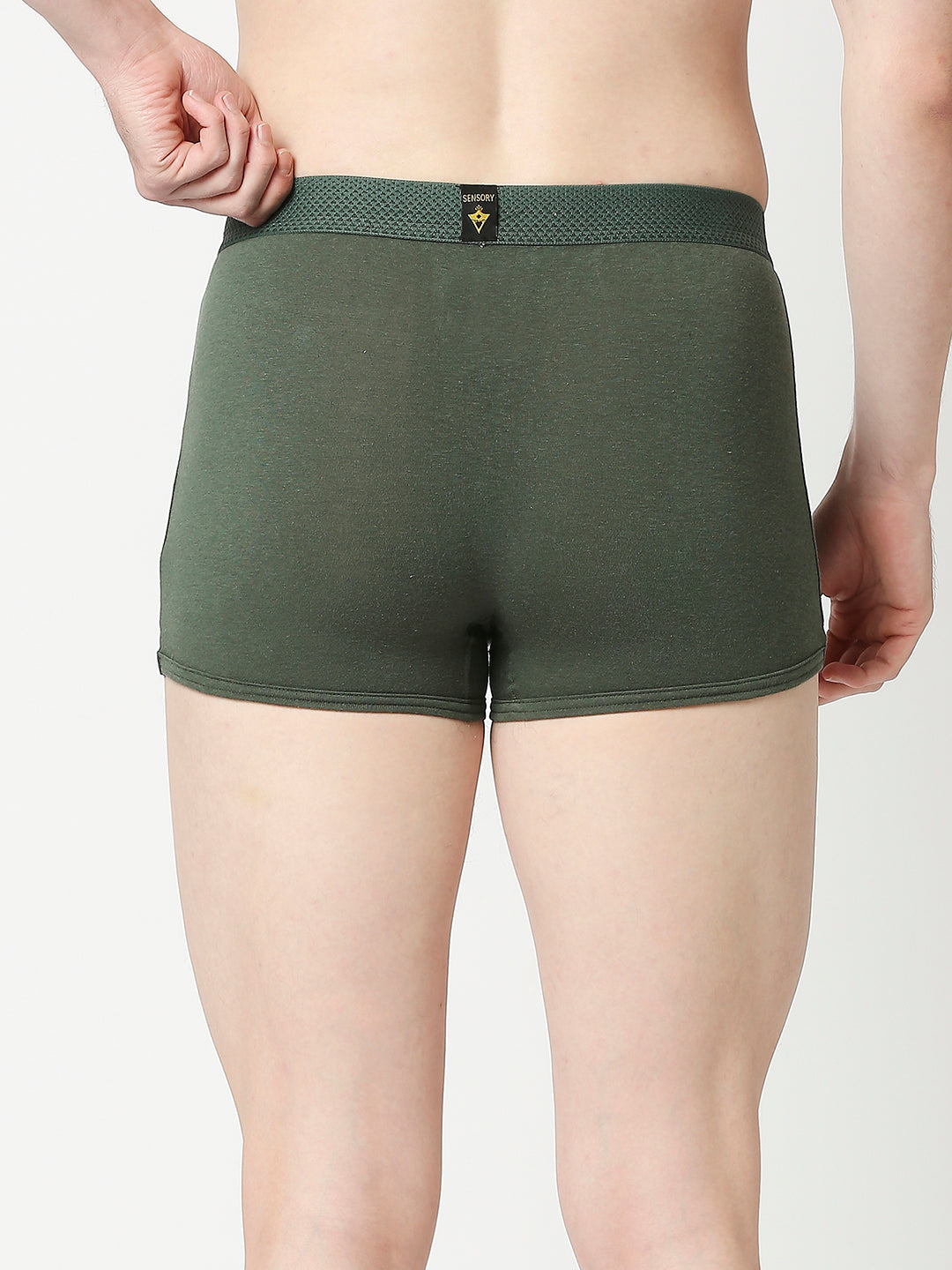 Sensory Snug Fit Cotton Modal Elastane Stretch Breathable Trunks in Assorted Colors - AS03