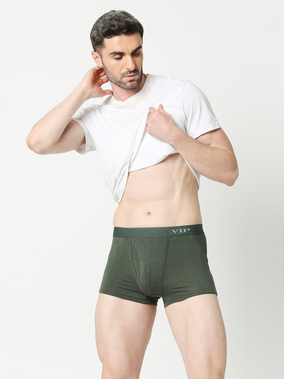 Sensory Snug Fit Cotton Modal Elastane Stretch Breathable Trunks in Assorted Colors - AS05