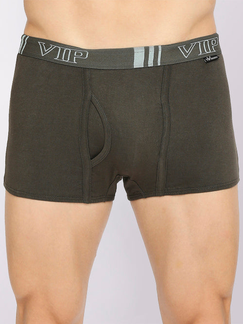 Men's Brando Cotton Plain Trunks, Colors & Prints May Vary