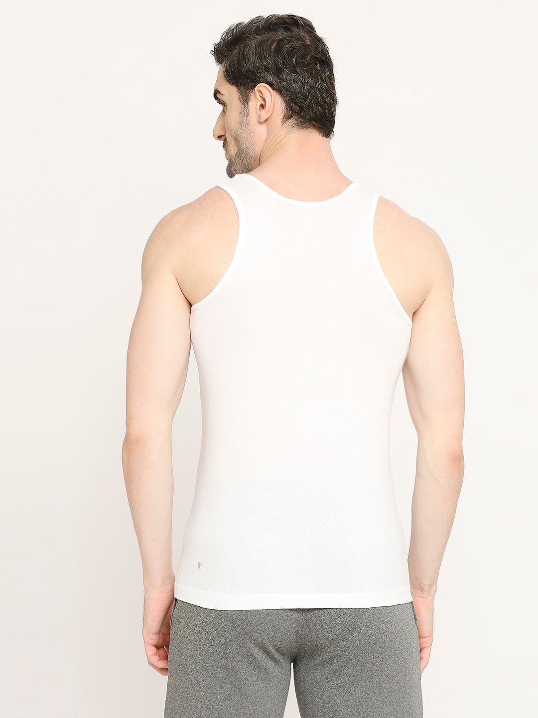 Knit Shrunk Anti-Microbial Cotton Vest | Pack of 2