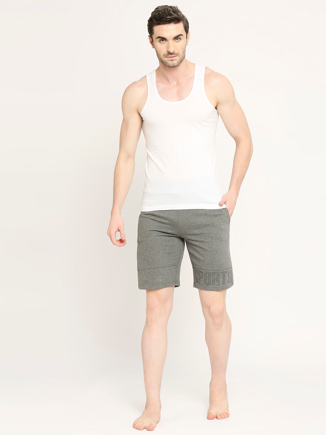 Knit Shrunk Anti-Microbial Cotton Vest | Pack of 2