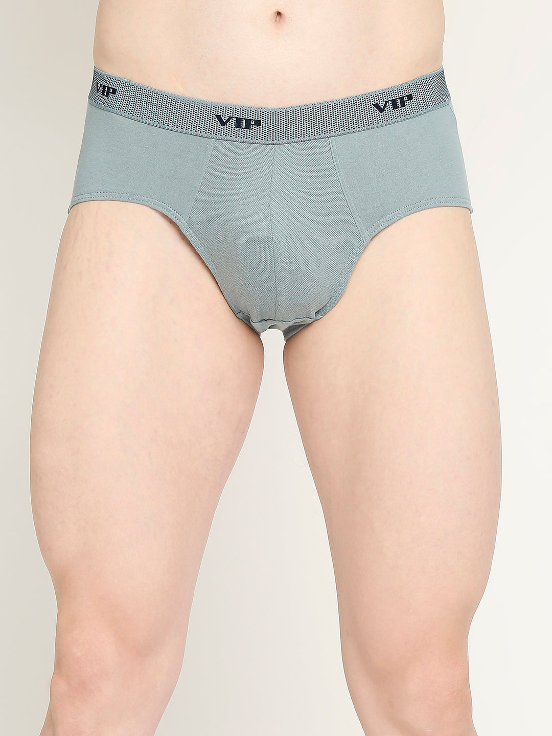 Fresh - Men's Soft Cotton Briefs with Air Mesh Panel in Assorted Colors - AS03