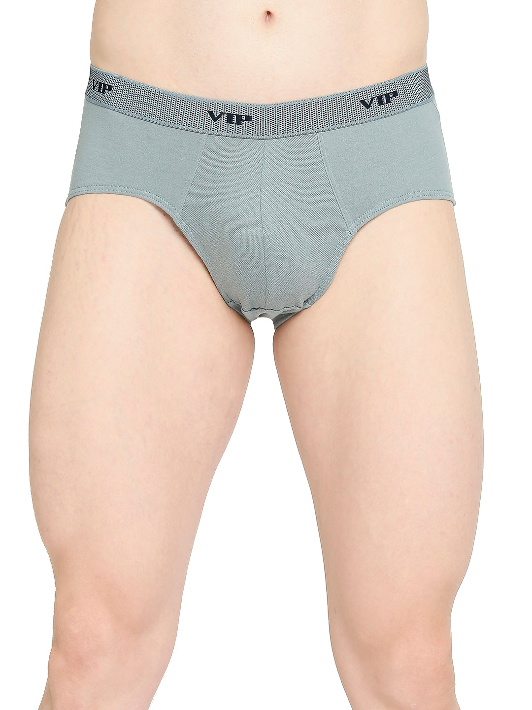 Fresh - Men's Soft Cotton Briefs with Air Mesh Panel in Assorted Colors - AS01