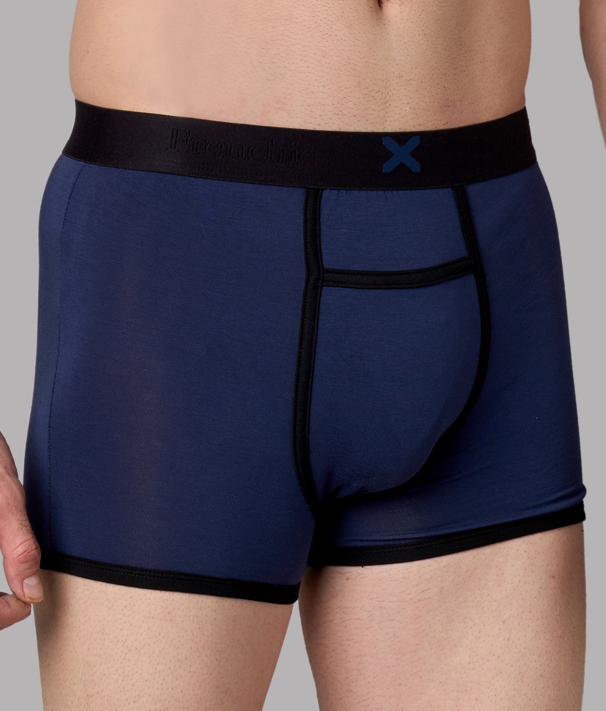 X-Hype Solid Pageant Blue Micro Modal Trunks