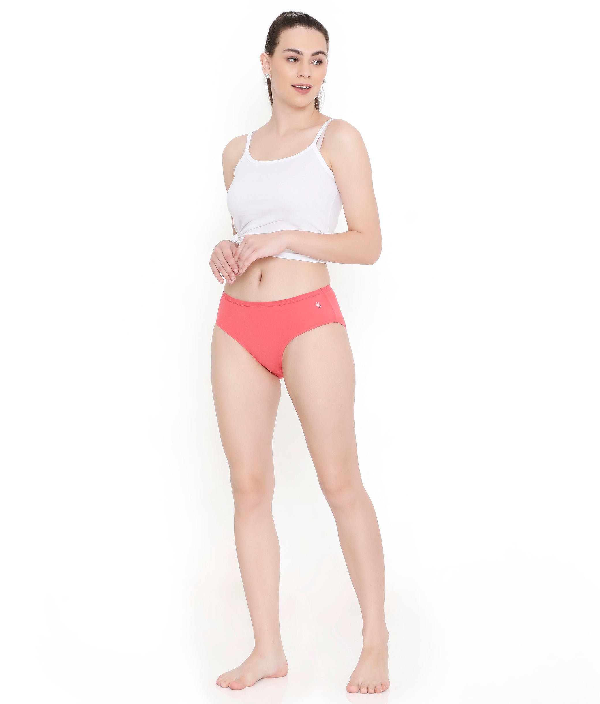 Amelie 108 Cotton Rich Hipster Panty in Assorted Colours - AS04